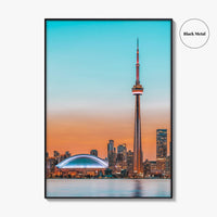 Toronto Skyline Fine Art Photo Print, Lake Ontario, Canada, Wall Decor Poster