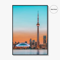 Toronto Skyline Fine Art Photo Print, Lake Ontario, Canada, Wall Decor Poster