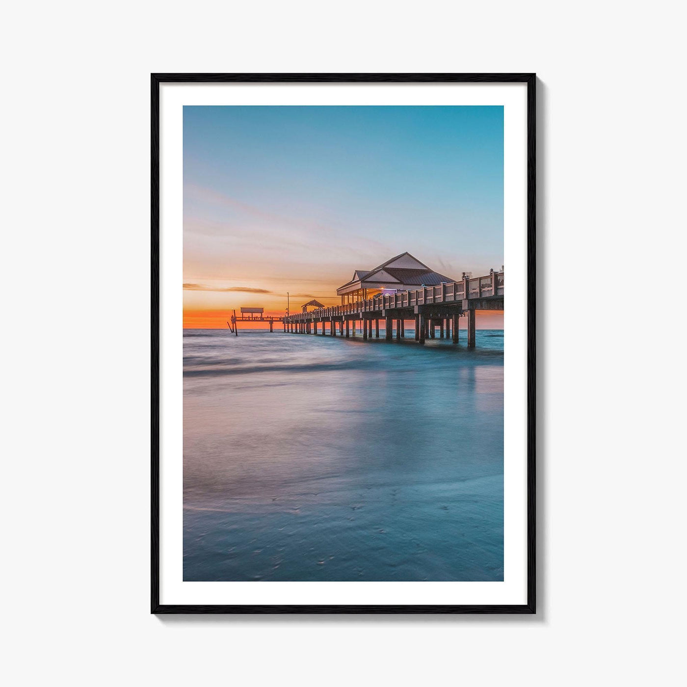 Clearwater Beach Fine Art Photo Print, Pier, Florida, USA, Wall Decor, Poster