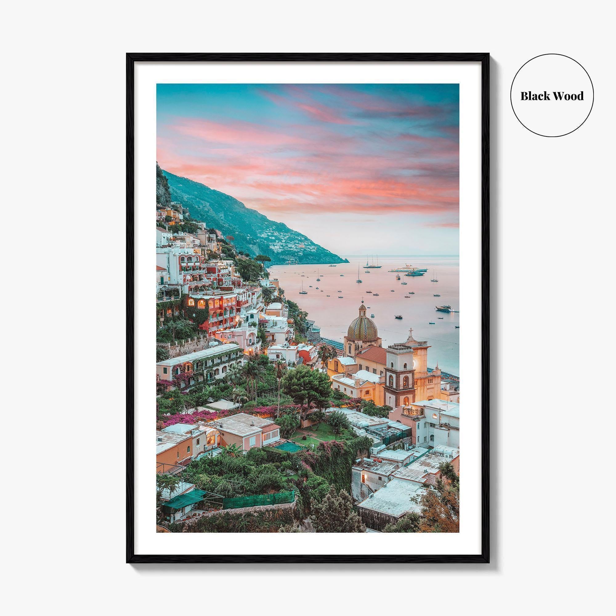 Positano Fine Art Photo Print, Amalfi Coast Italy Wall Poster