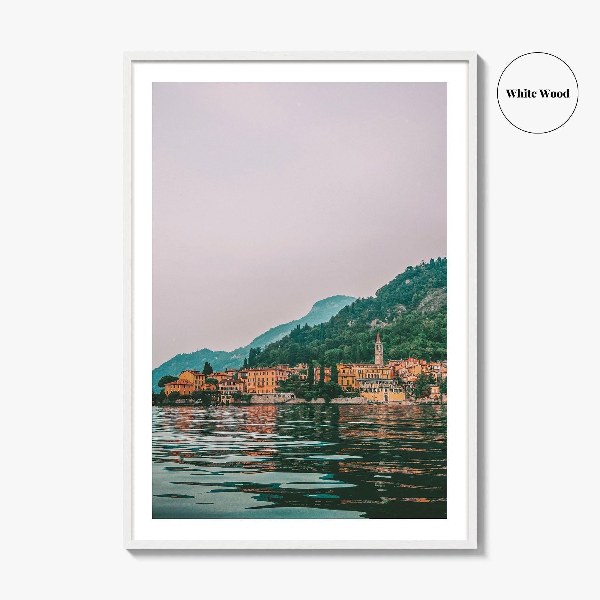 Lake Como Fine Art Photo Print, Lago di Como, Lombardy Italy Wall Poster, Boat