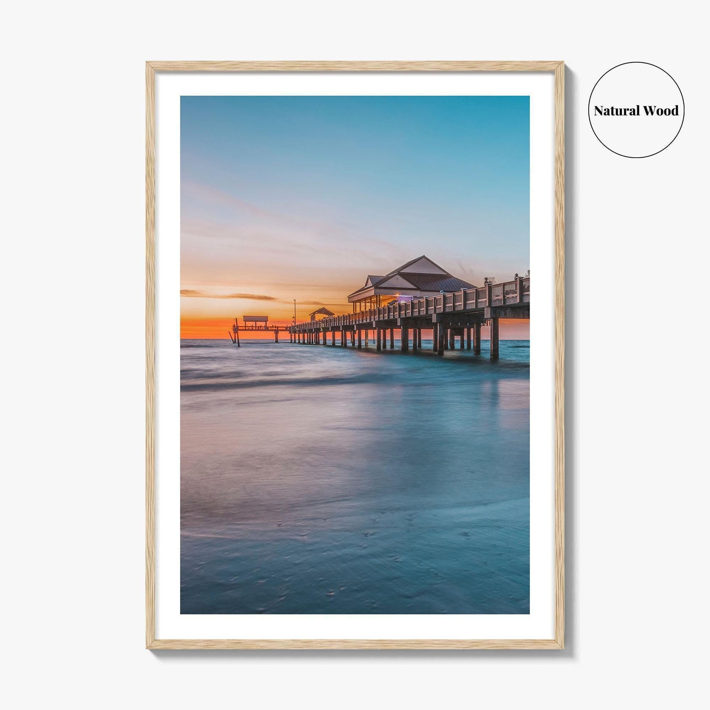 Clearwater Beach Fine Art Photo Print, Pier, Florida, USA, Wall Decor, Poster