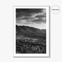 Durango Black and White Fine Art Photo Print, Rocky Mountains Poster, Colorado Poster