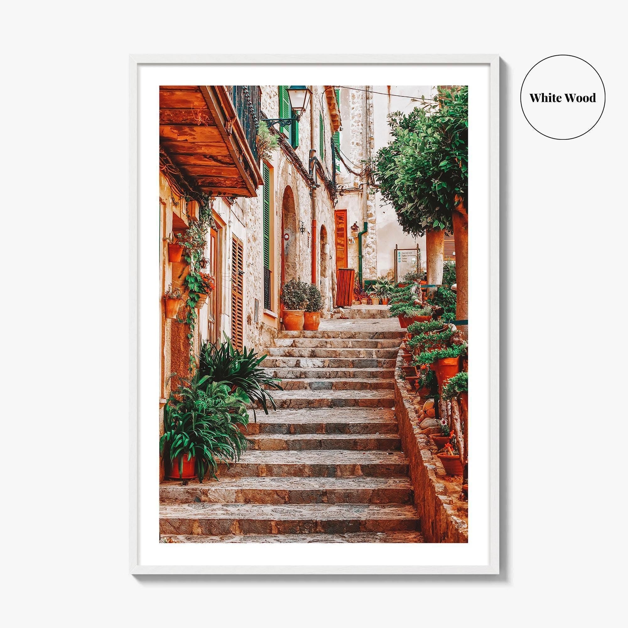 Valldemossa Mallorca Spain Fine Art Photo Print, Village Street Wall Poster, Balearic Islands Majorca