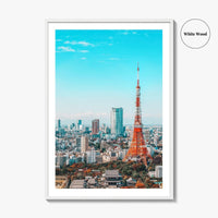 Tokyo Fine Art Photo Print, Tokyo Tower Japan Wall Poster
