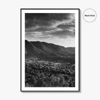 Durango Black and White Fine Art Photo Print, Rocky Mountains Poster, Colorado Poster