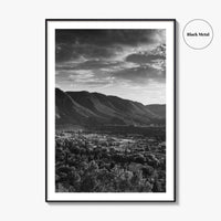 Durango Black and White Fine Art Photo Print, Rocky Mountains Poster, Colorado Poster
