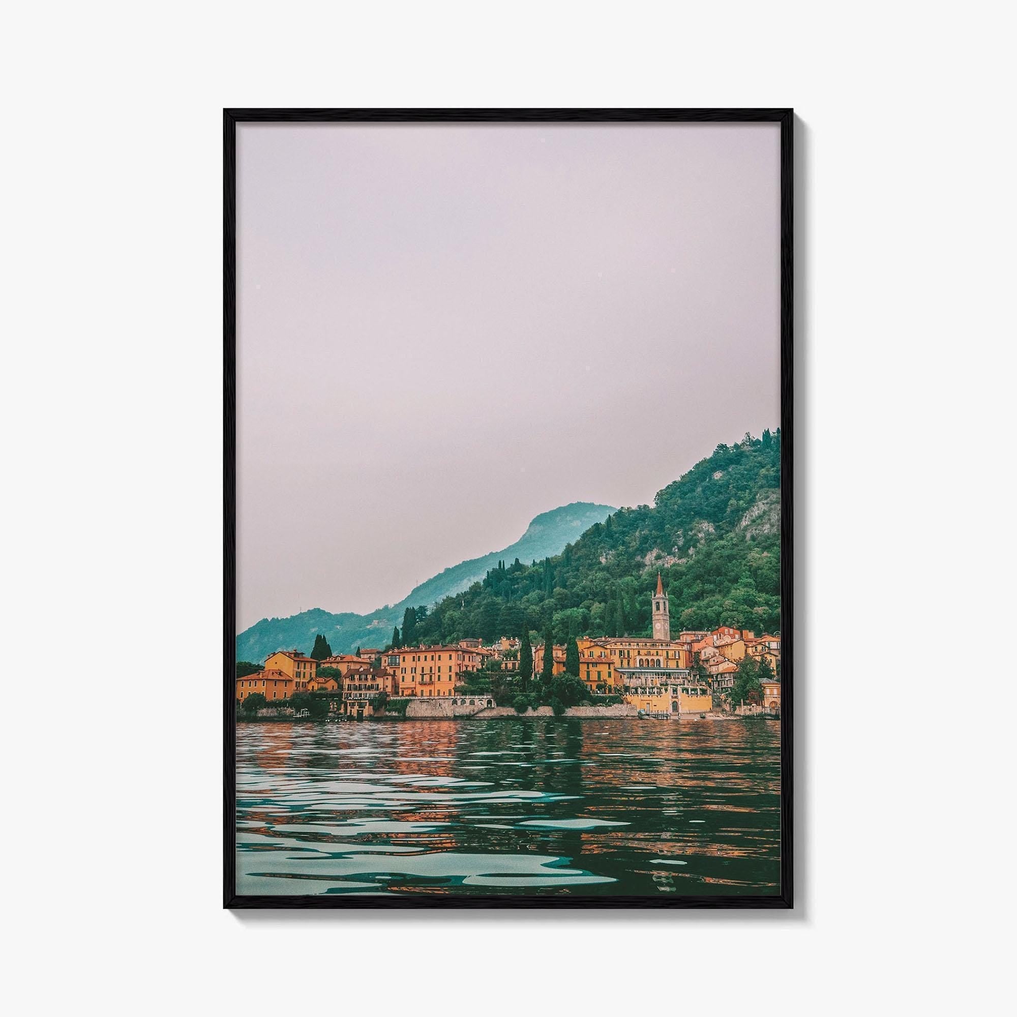 Lake Como Fine Art Photo Print, Lago di Como, Lombardy Italy Wall Poster, Boat