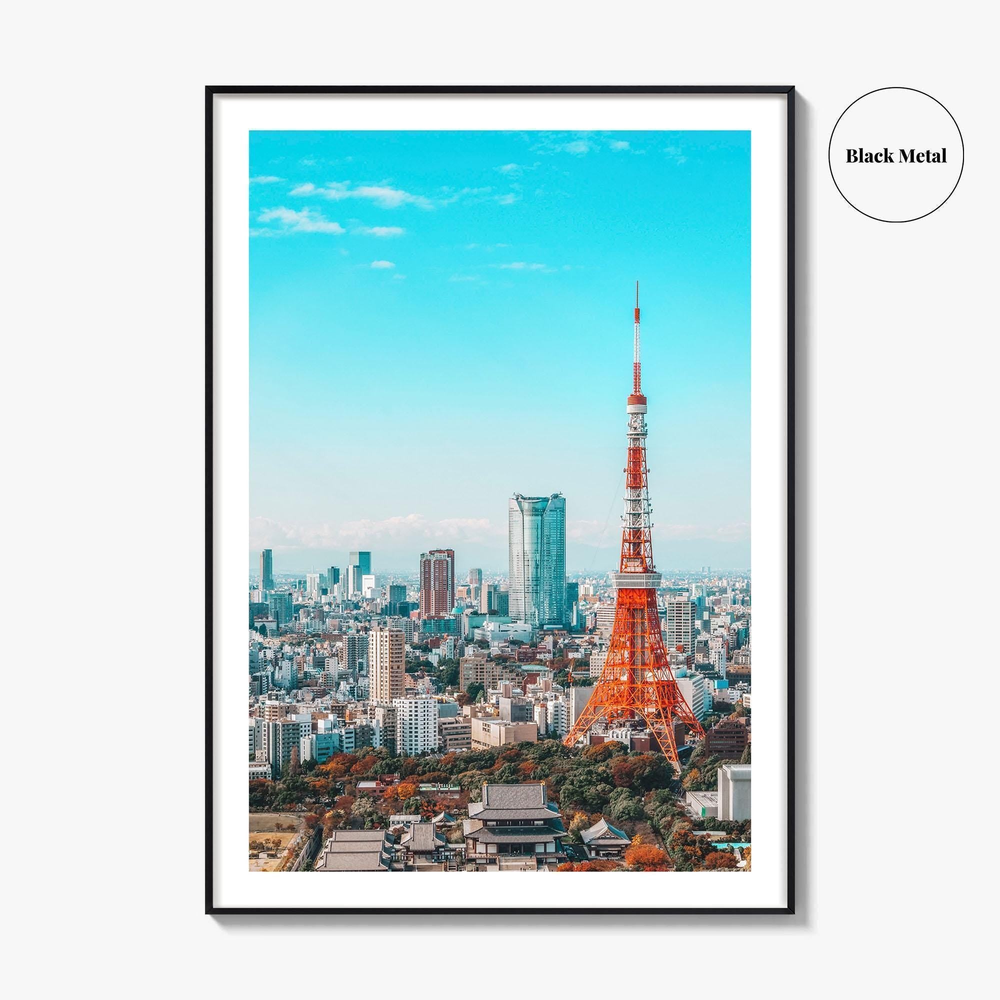 Tokyo Fine Art Photo Print, Tokyo Tower Japan Wall Poster