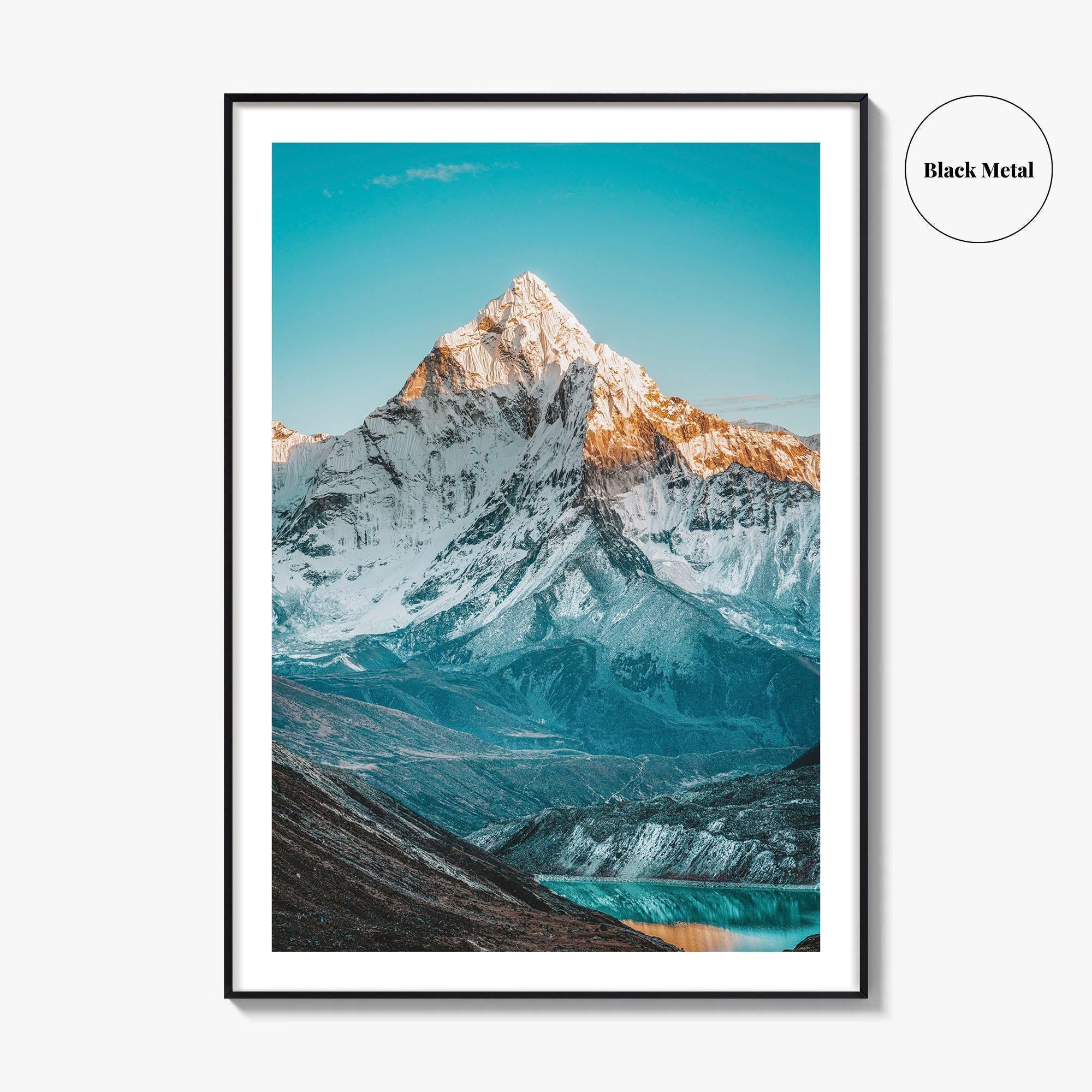 Nepal Fine Art Photo Print, Ama Dablam, Cholatse Lake, Everest Region Poster, Himalayas