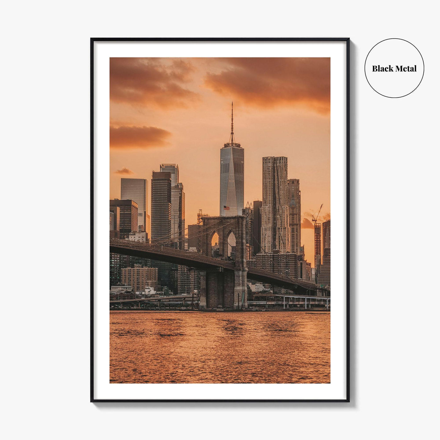Brooklyn Bridge Skyline Fine Art Photo Print, Manhattan, Dumbo NYC, Wall Poster