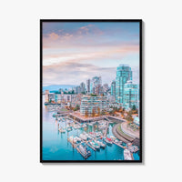 Vancouver Skyline Fine Art Photo Print, Stanley Park, Coal Harbour, Aerial, BC, Canada, Poster