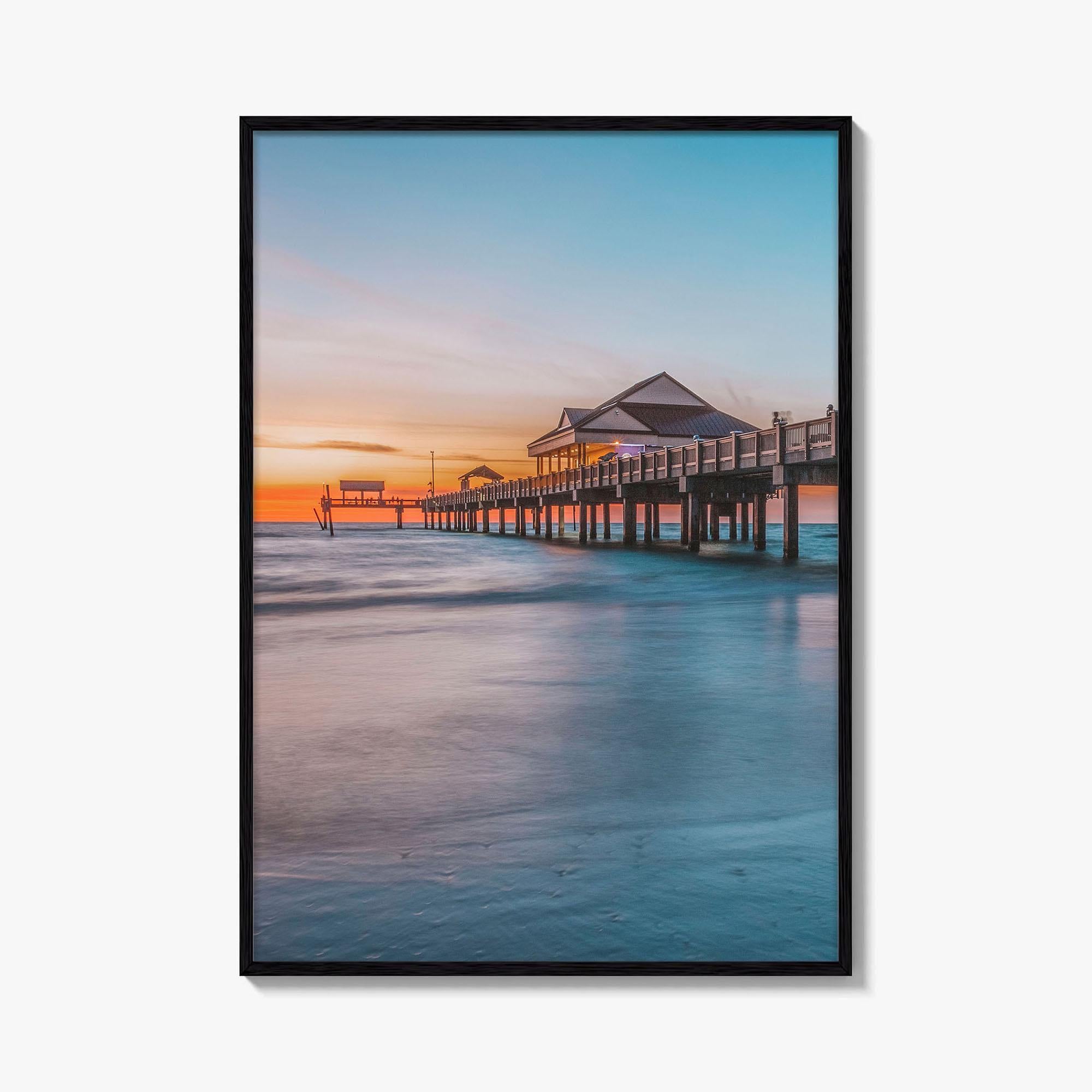 Clearwater Beach Fine Art Photo Print, Pier, Florida, USA, Wall Decor, Poster