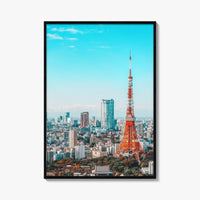 Tokyo Fine Art Photo Print, Tokyo Tower Japan Wall Poster