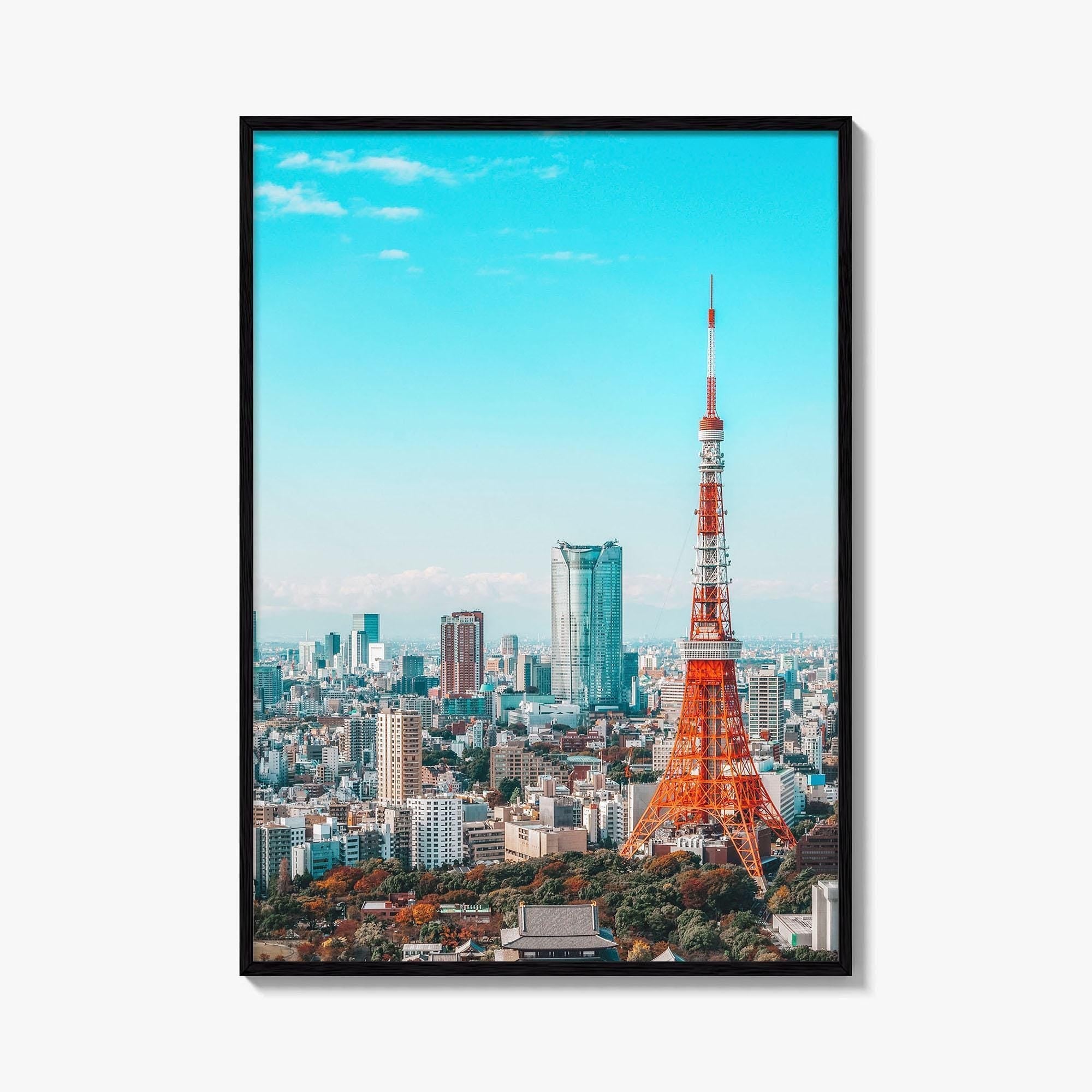 Tokyo Fine Art Photo Print, Tokyo Tower Japan Wall Poster