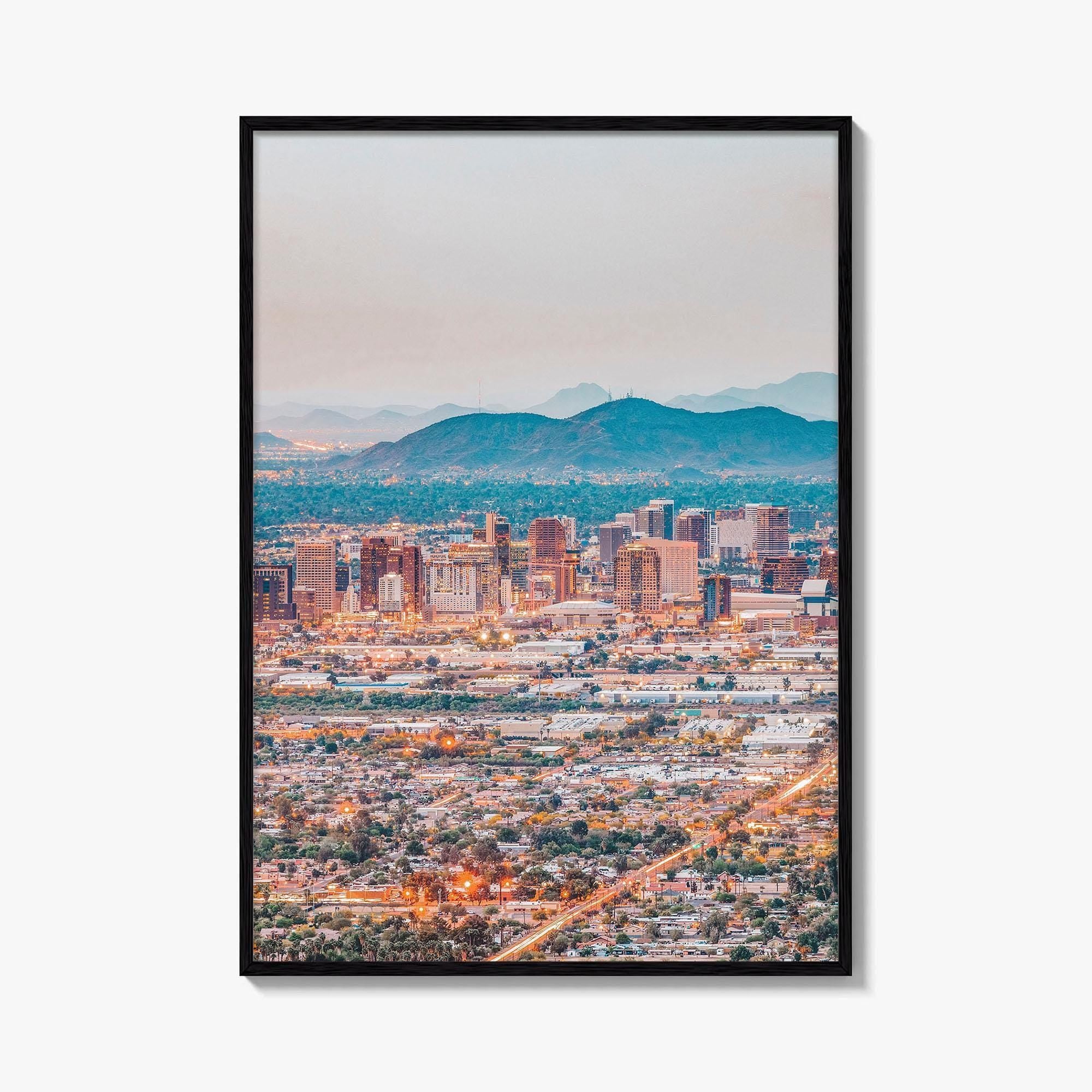Phoenix Fine Art Photo Print, Arizona USA, Downtown, Wall Poster