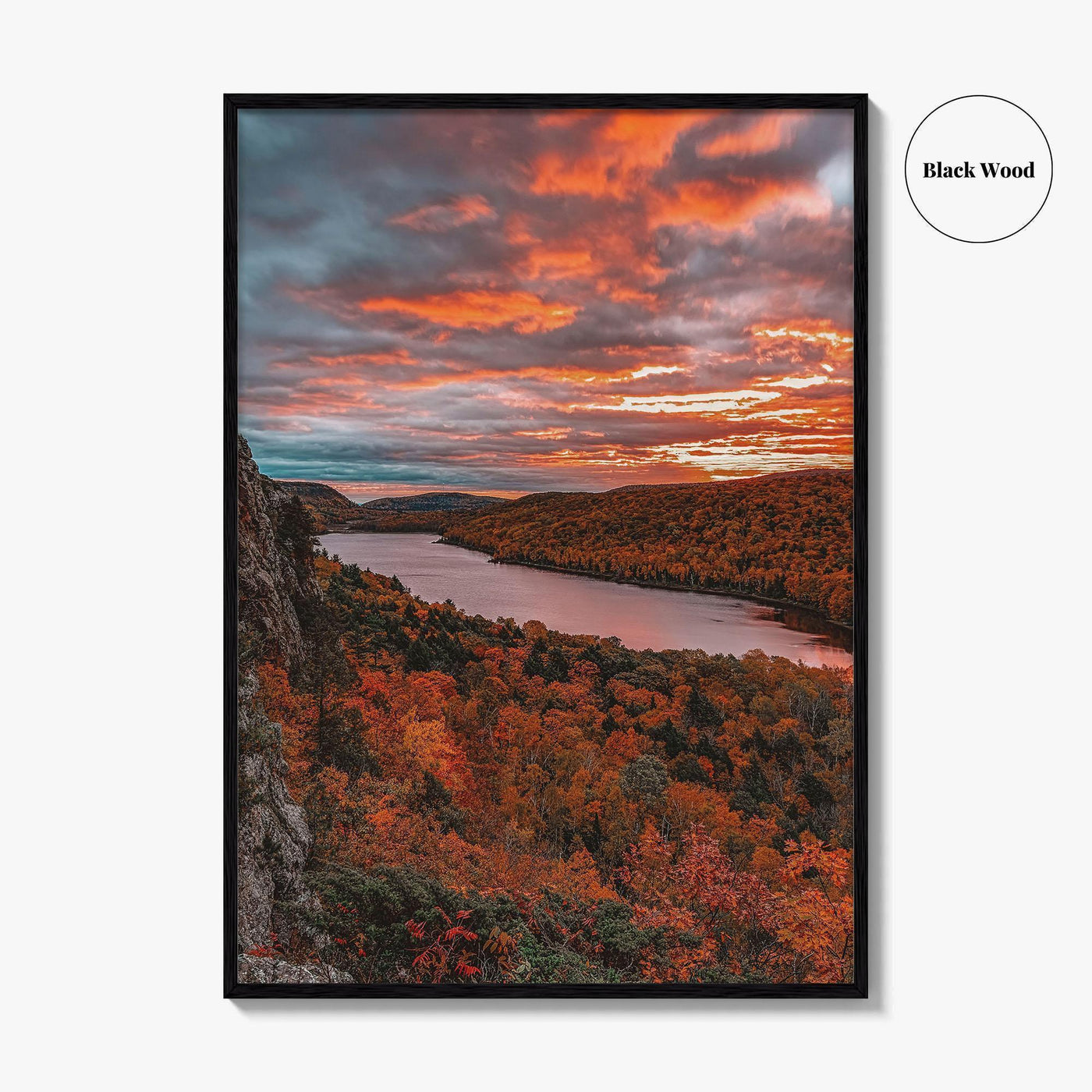 Lake of the Clouds Fine Art Photo Print, Porcupine Mountains, UP Michigan, Poster