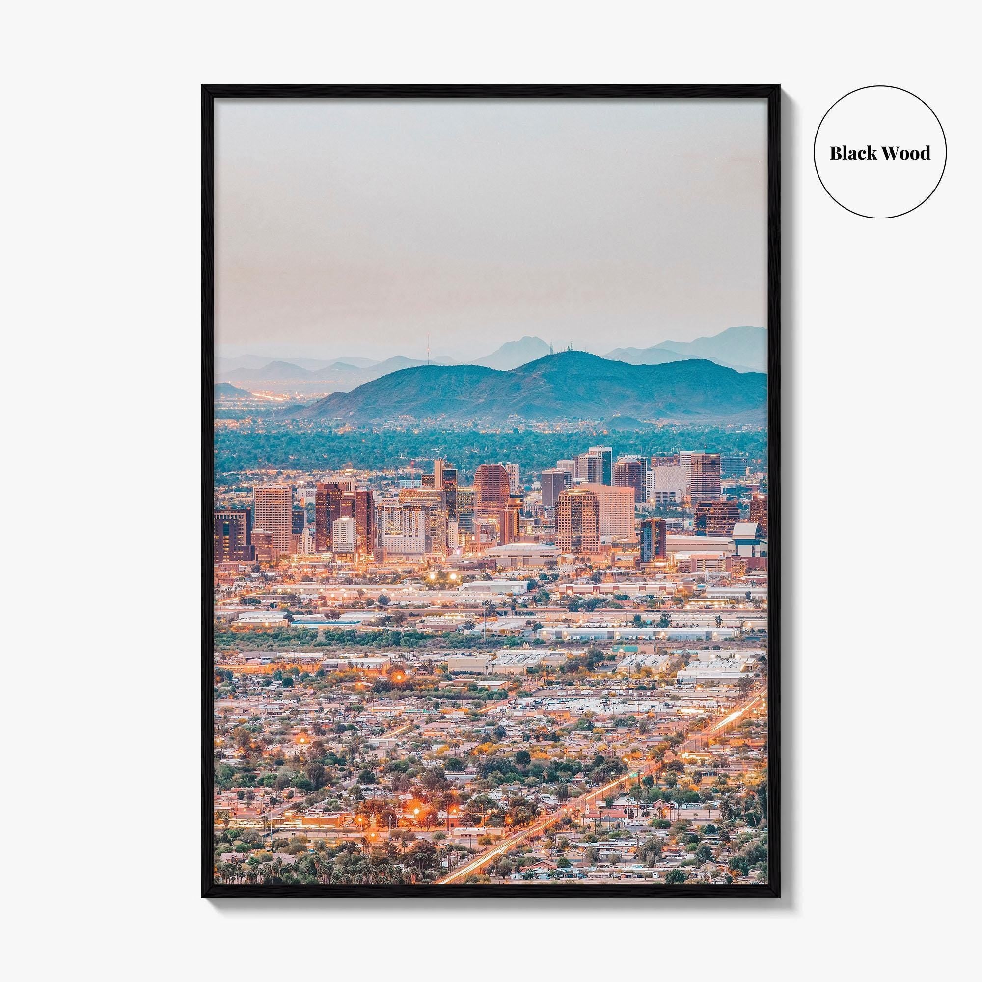 Phoenix Fine Art Photo Print, Arizona USA, Downtown, Wall Poster