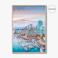 Vancouver Skyline Fine Art Photo Print, Stanley Park, Coal Harbour, Aerial, BC, Canada, Poster