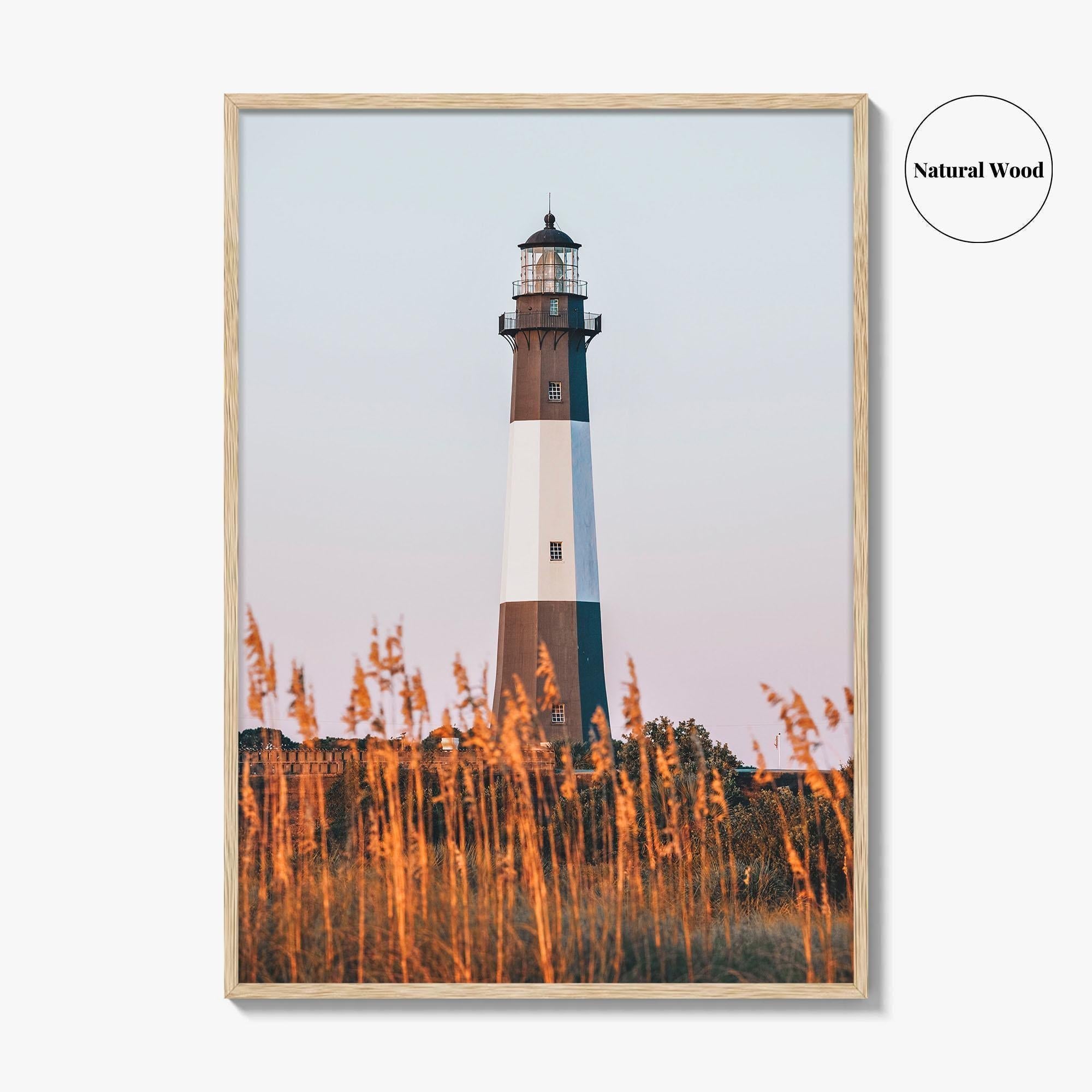 Tybee Island Fine Art Photo Print, Lighthouse, Savannah, Georgia, USA, Wall Decor, Poster