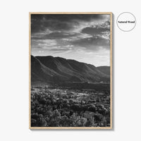 Durango Black and White Fine Art Photo Print, Rocky Mountains Poster, Colorado Poster