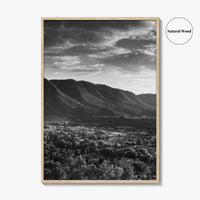 Durango Black and White Fine Art Photo Print, Rocky Mountains Poster, Colorado Poster