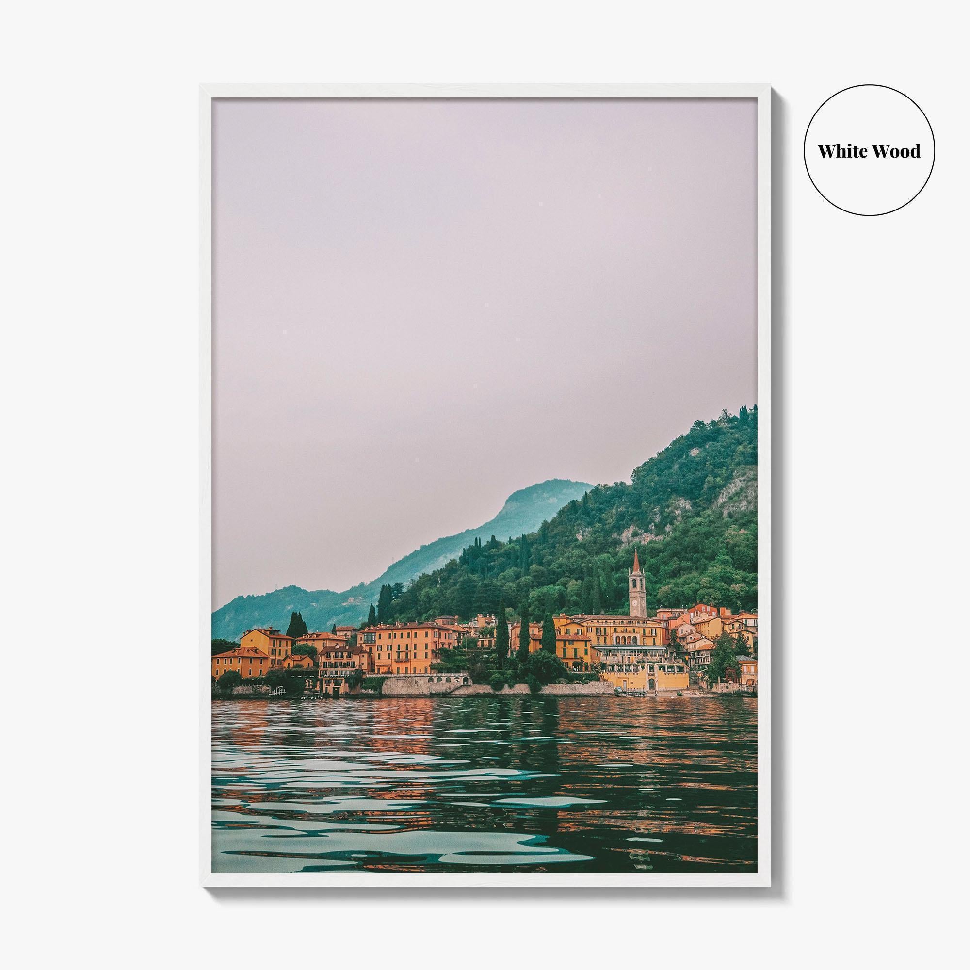 Lake Como Fine Art Photo Print, Lago di Como, Lombardy Italy Wall Poster, Boat