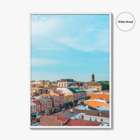 West Chester Blue Fine Art Photo Print, Pennsylvania, Chester County, Aerial Poster, USA