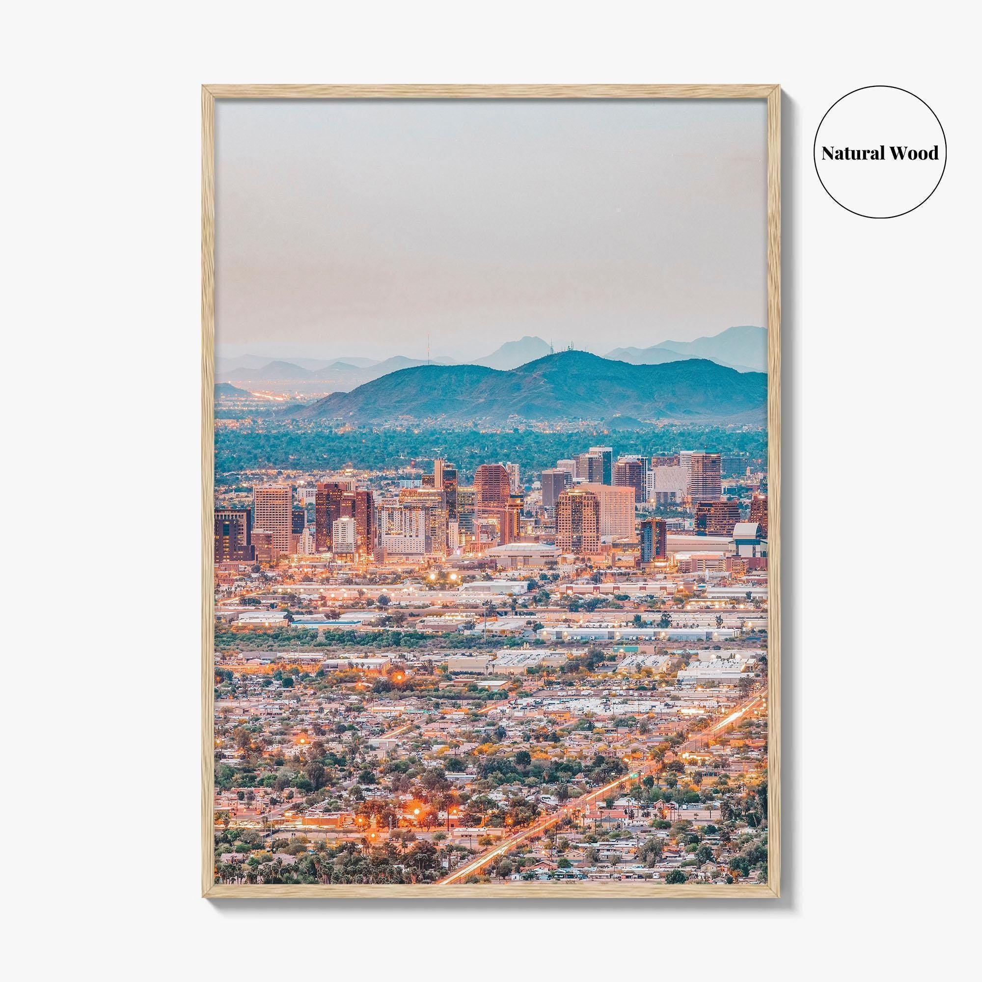 Phoenix Fine Art Photo Print, Arizona USA, Downtown, Wall Poster