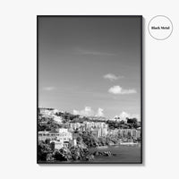 St Thomas Black and White Fine Art Photo Print, Harbor, USVI, Caribbean, Wall Decor