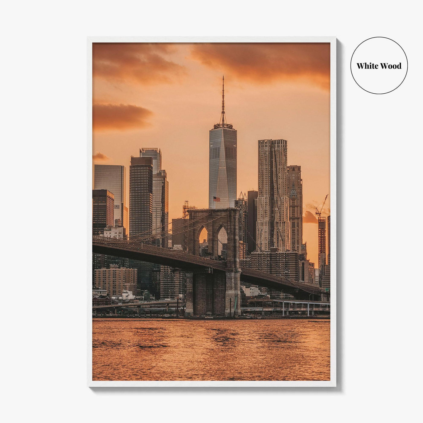 Brooklyn Bridge Skyline Fine Art Photo Print, Manhattan, Dumbo NYC, Wall Poster