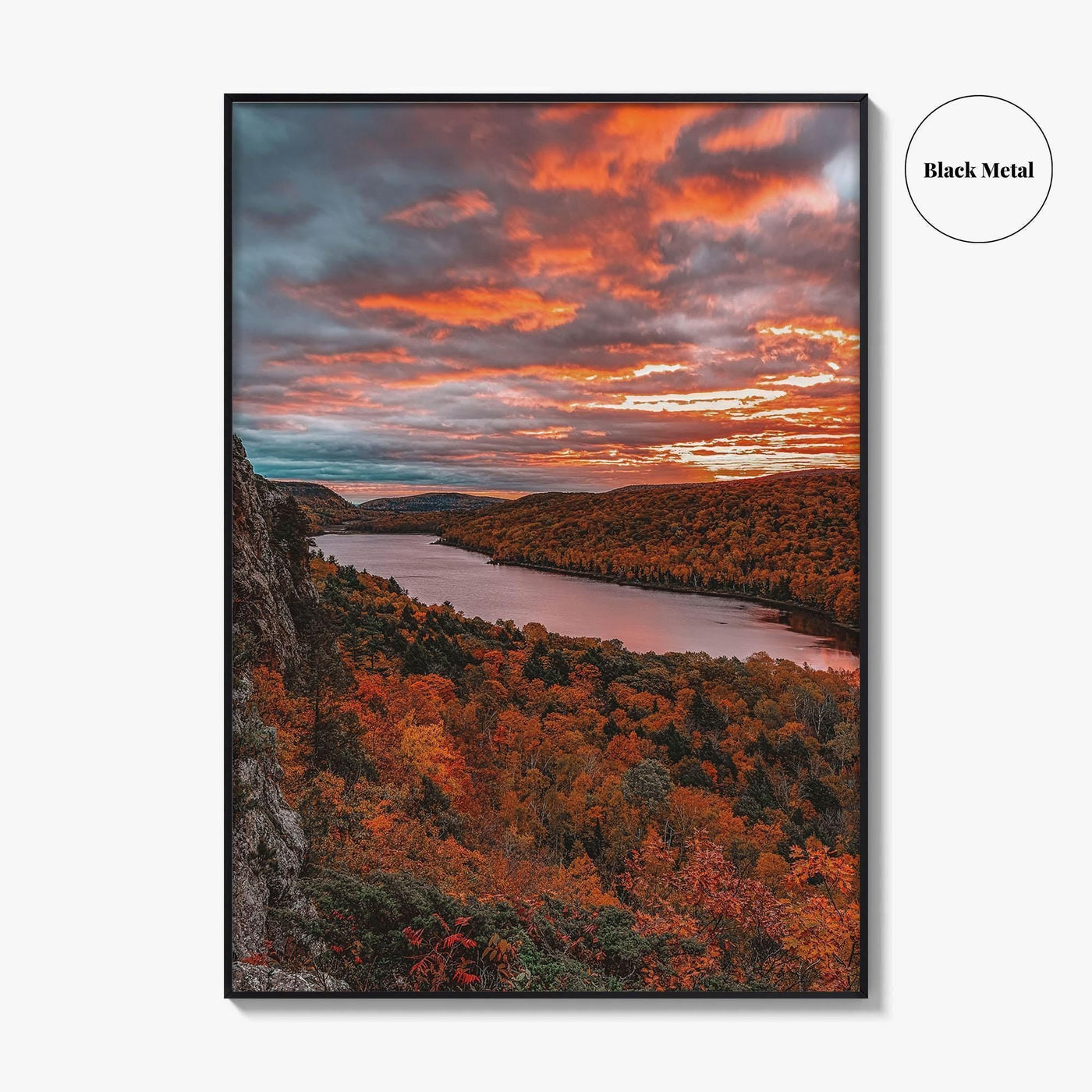 Lake of the Clouds Fine Art Photo Print, Porcupine Mountains, UP Michigan, Poster