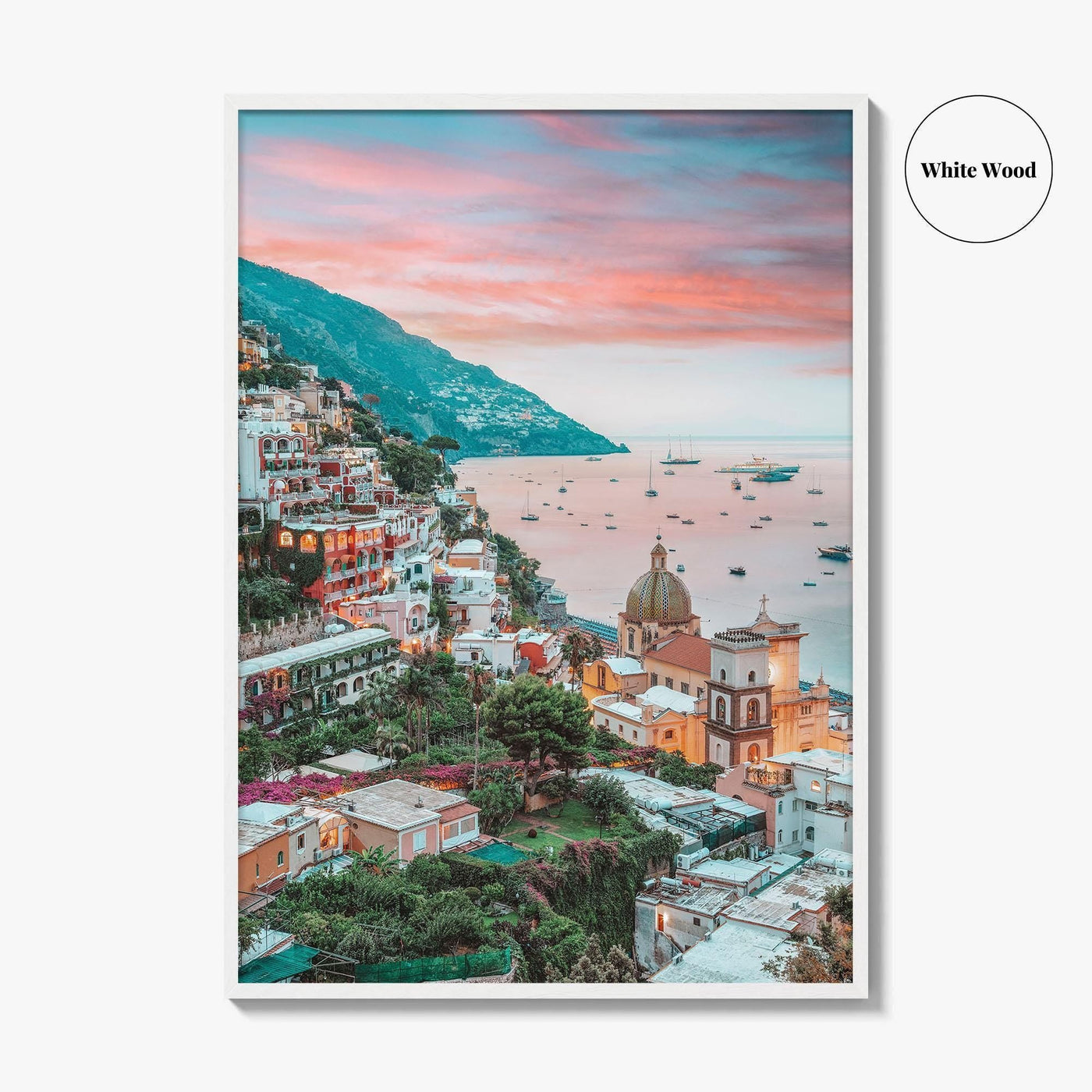 Positano Fine Art Photo Print, Amalfi Coast Italy Wall Poster