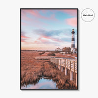Bodie Island Lighthouse Fine Art Photo Print, Outer Banks North Carolina OBX Poster