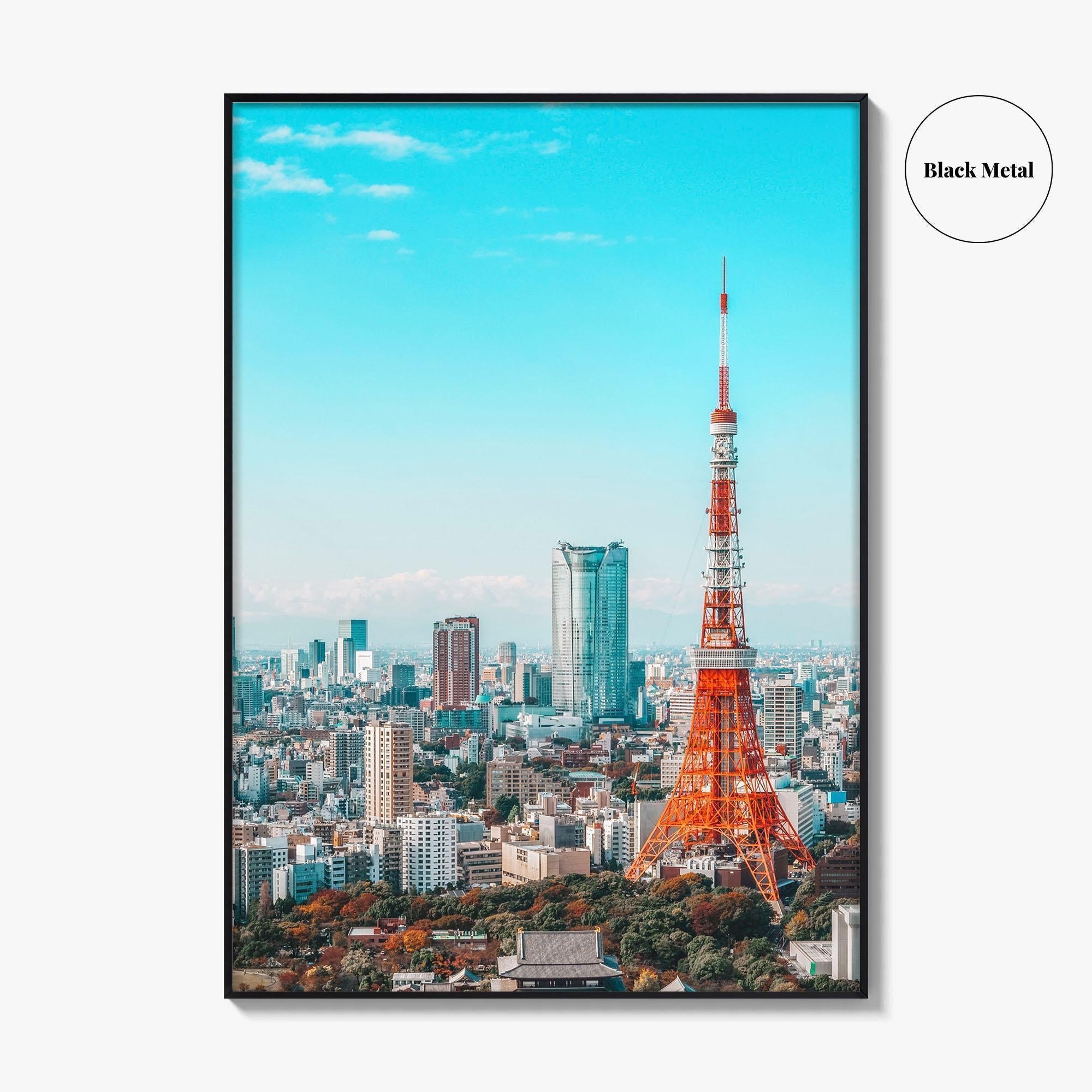 Tokyo Fine Art Photo Print, Tokyo Tower Japan Wall Poster
