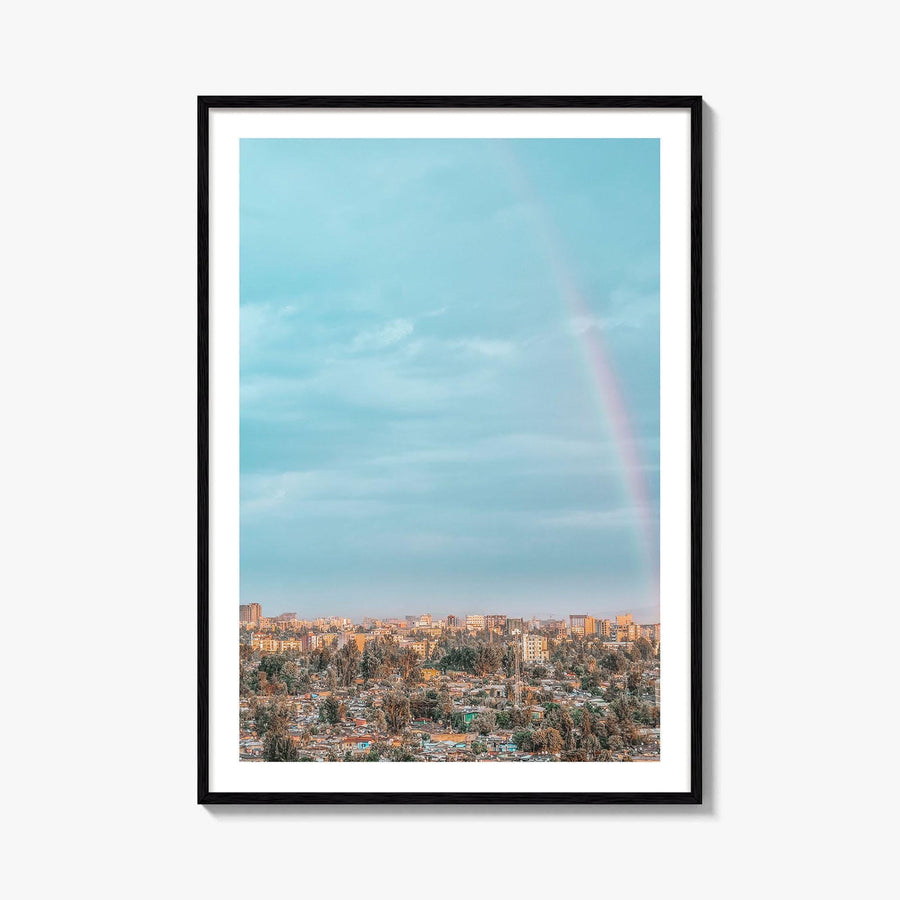 Addis Ababa Skyline Fine Art Photo Print, Aerial View, Ethiopia Wall Decor, Poster