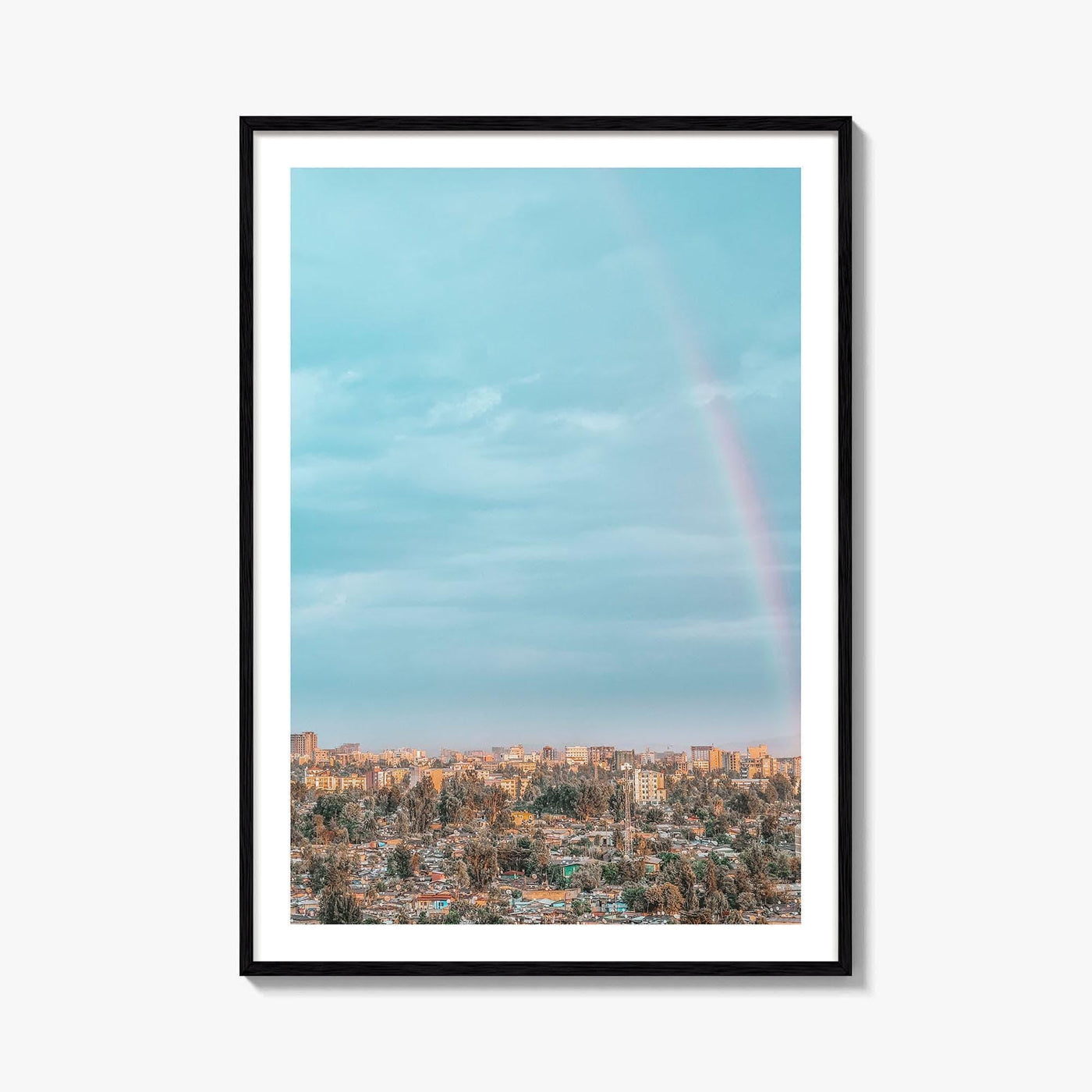 Addis Ababa Skyline Fine Art Photo Print, Aerial View, Ethiopia Wall Decor, Poster
