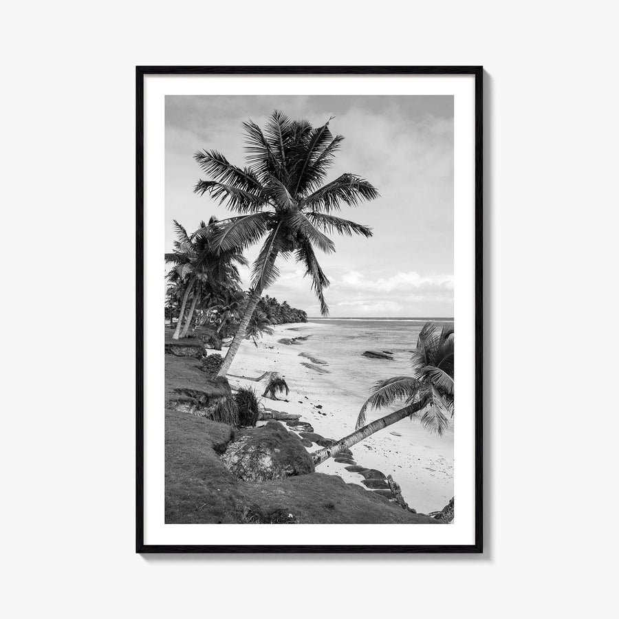 Ofu Island Black and White Fine Art Photo Print, Manu'a Islands American Samoa Poster