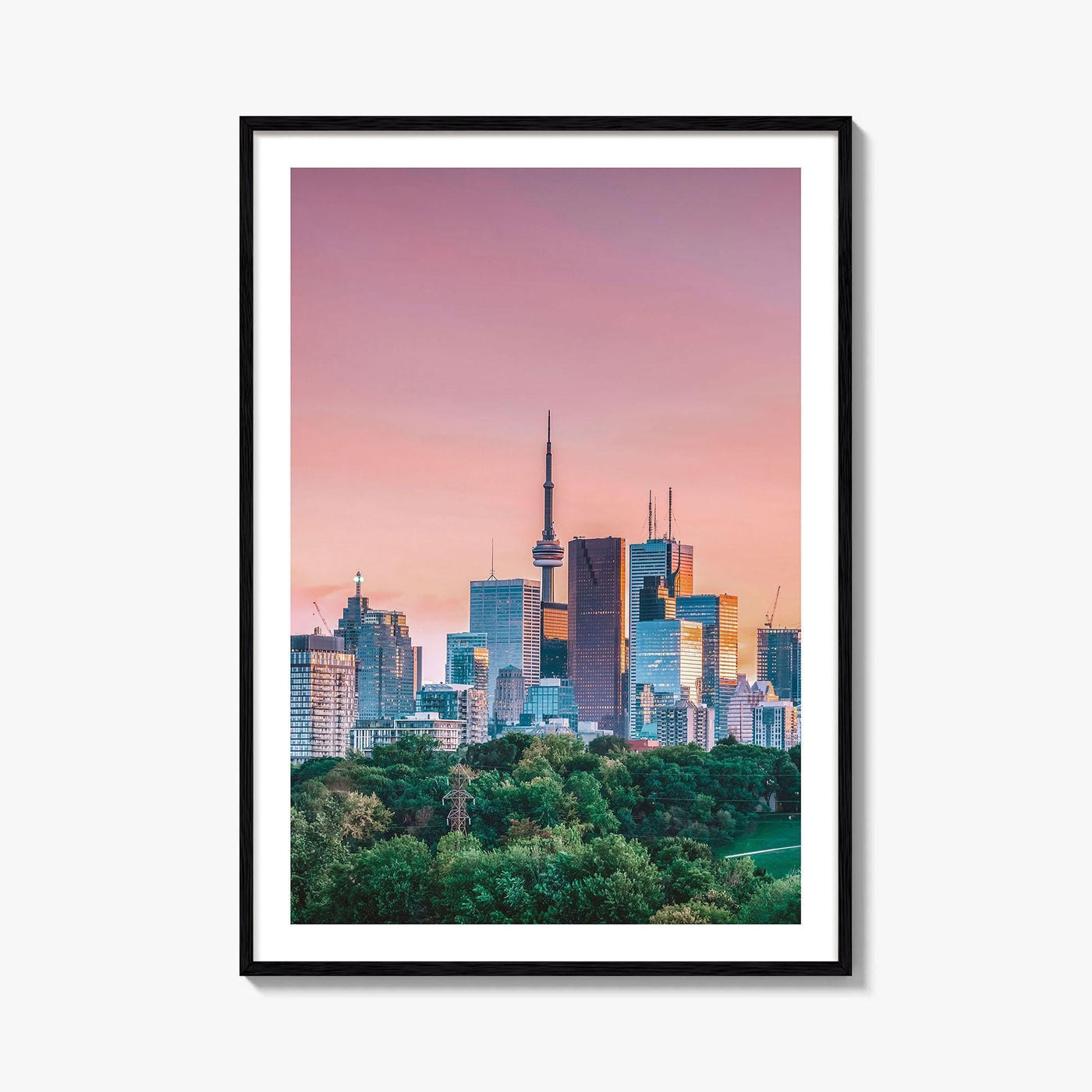 Toronto Skyline Fine Art Photo Print, Ontario Canada Wall Art Poster