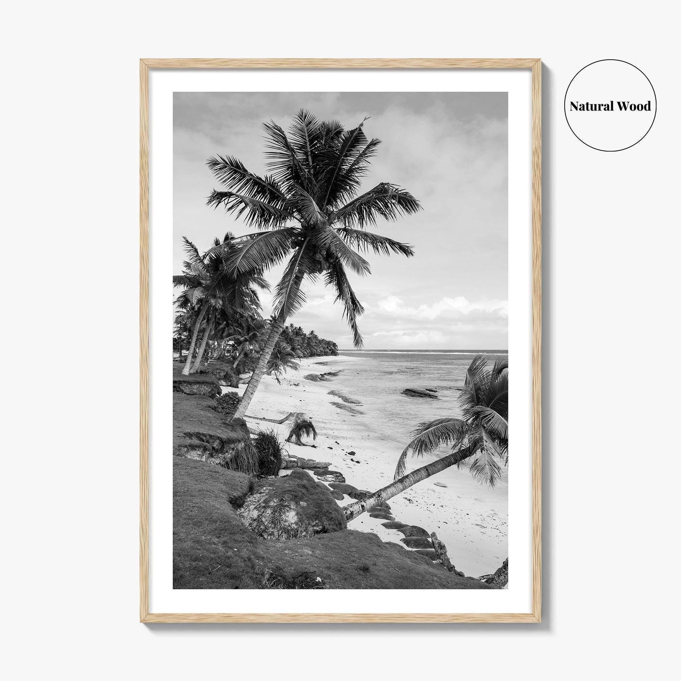Ofu Island Black and White Fine Art Photo Print, Manu'a Islands American Samoa Poster