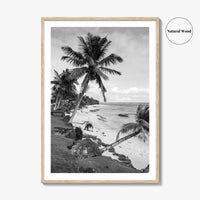 Ofu Island Black and White Fine Art Photo Print, Manu'a Islands American Samoa Poster
