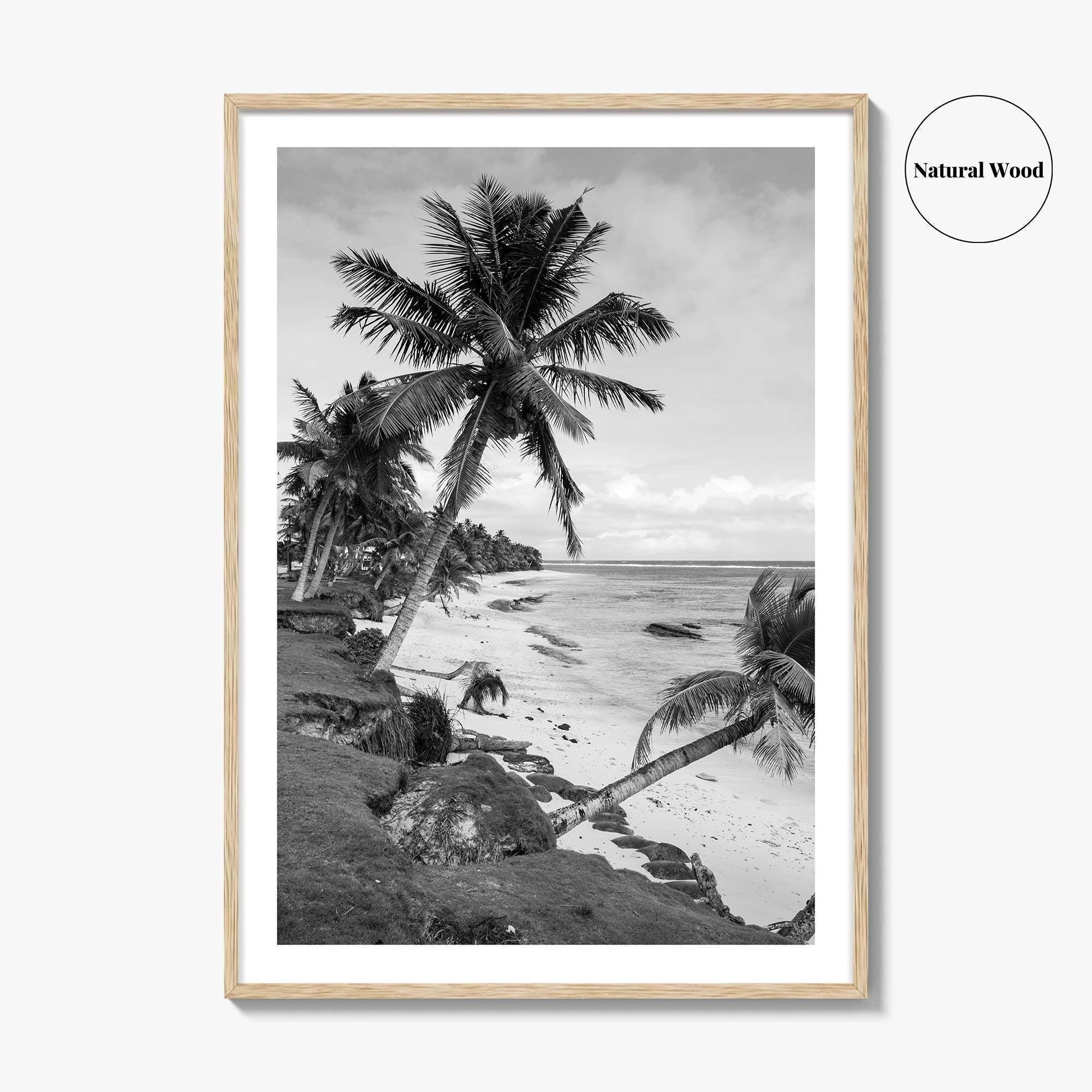 Ofu Island Black and White Fine Art Photo Print, Manu'a Islands American Samoa Poster