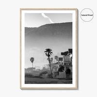 Malibu Black and White Fine Art Photo Print, California Beach Poster, Los Angeles Art