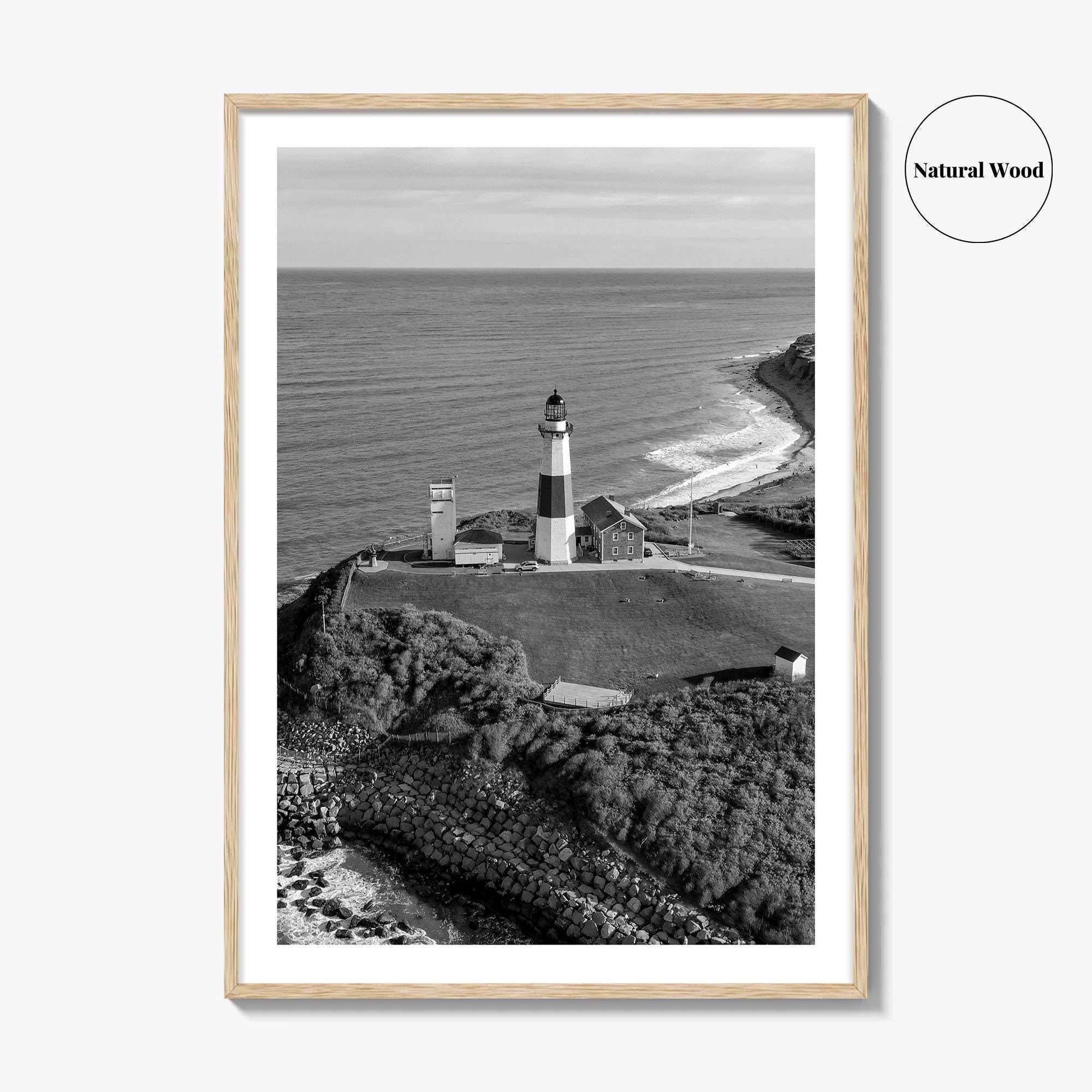 Montauk Black and White Fine Art Photo Print, Long Island NY Poster