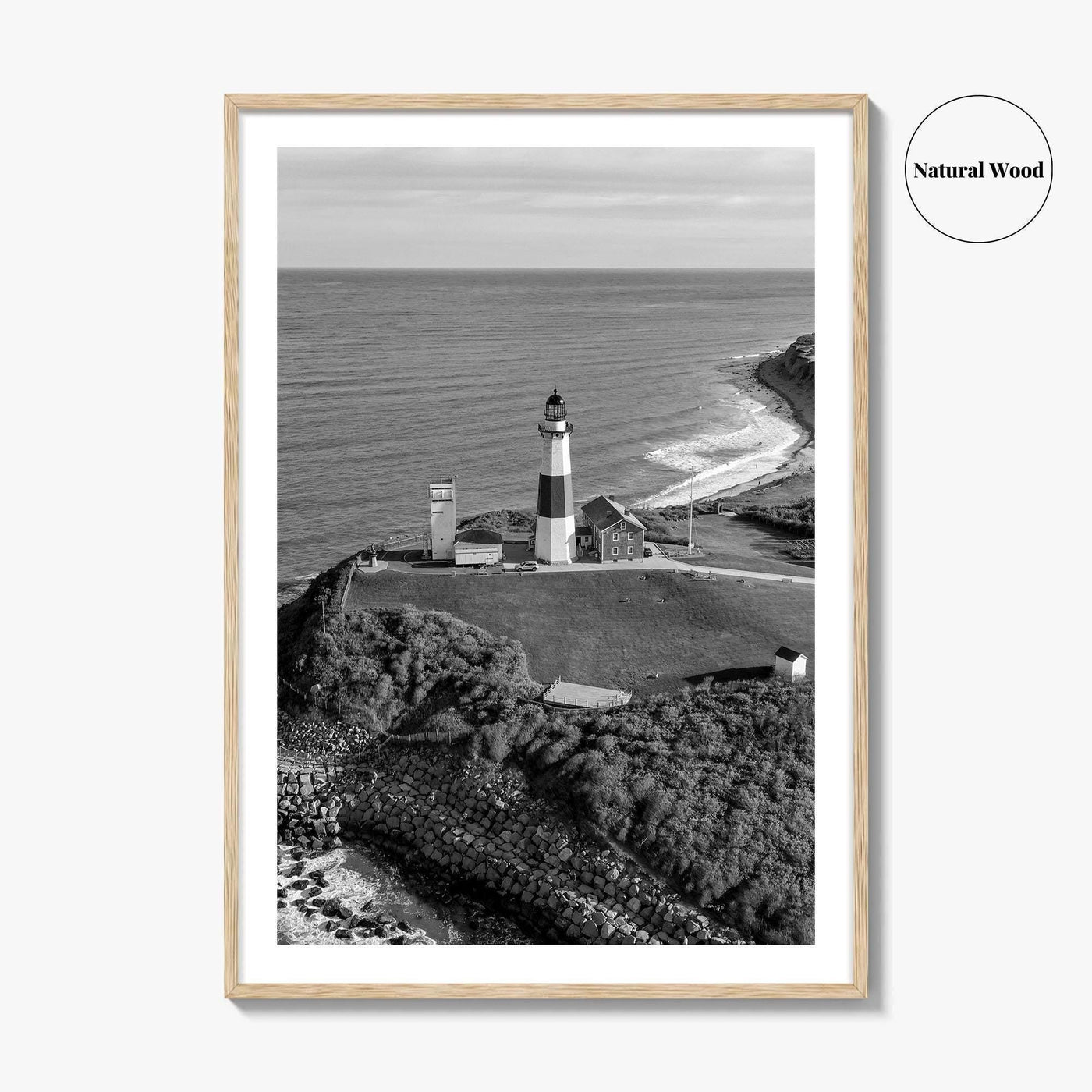 Montauk Black and White Fine Art Photo Print, Long Island NY Poster