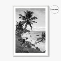 Ofu Island Black and White Fine Art Photo Print, Manu'a Islands American Samoa Poster