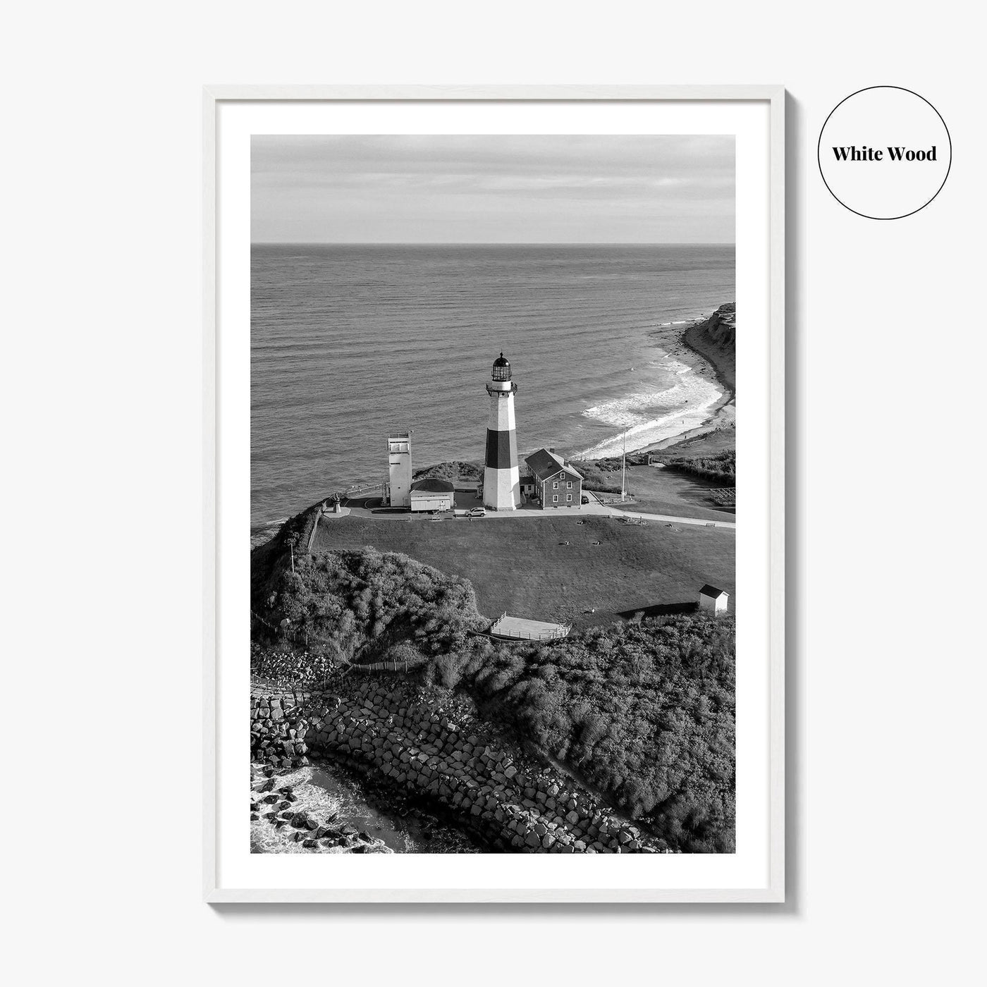 Montauk Black and White Fine Art Photo Print, Long Island NY Poster