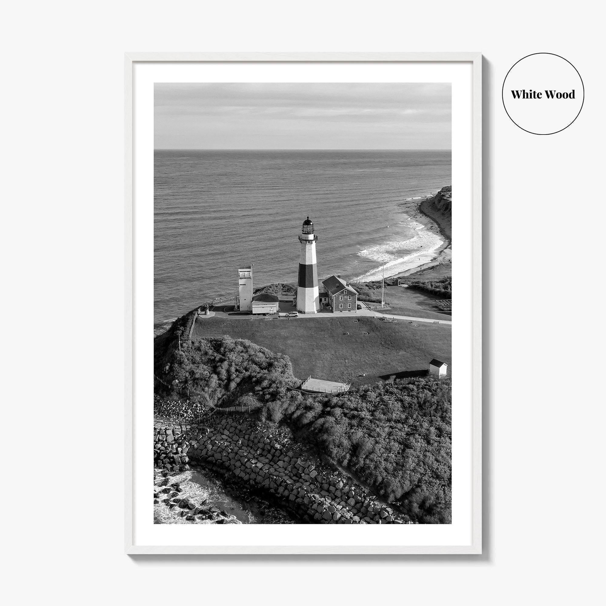 Montauk Black and White Fine Art Photo Print, Long Island NY Poster