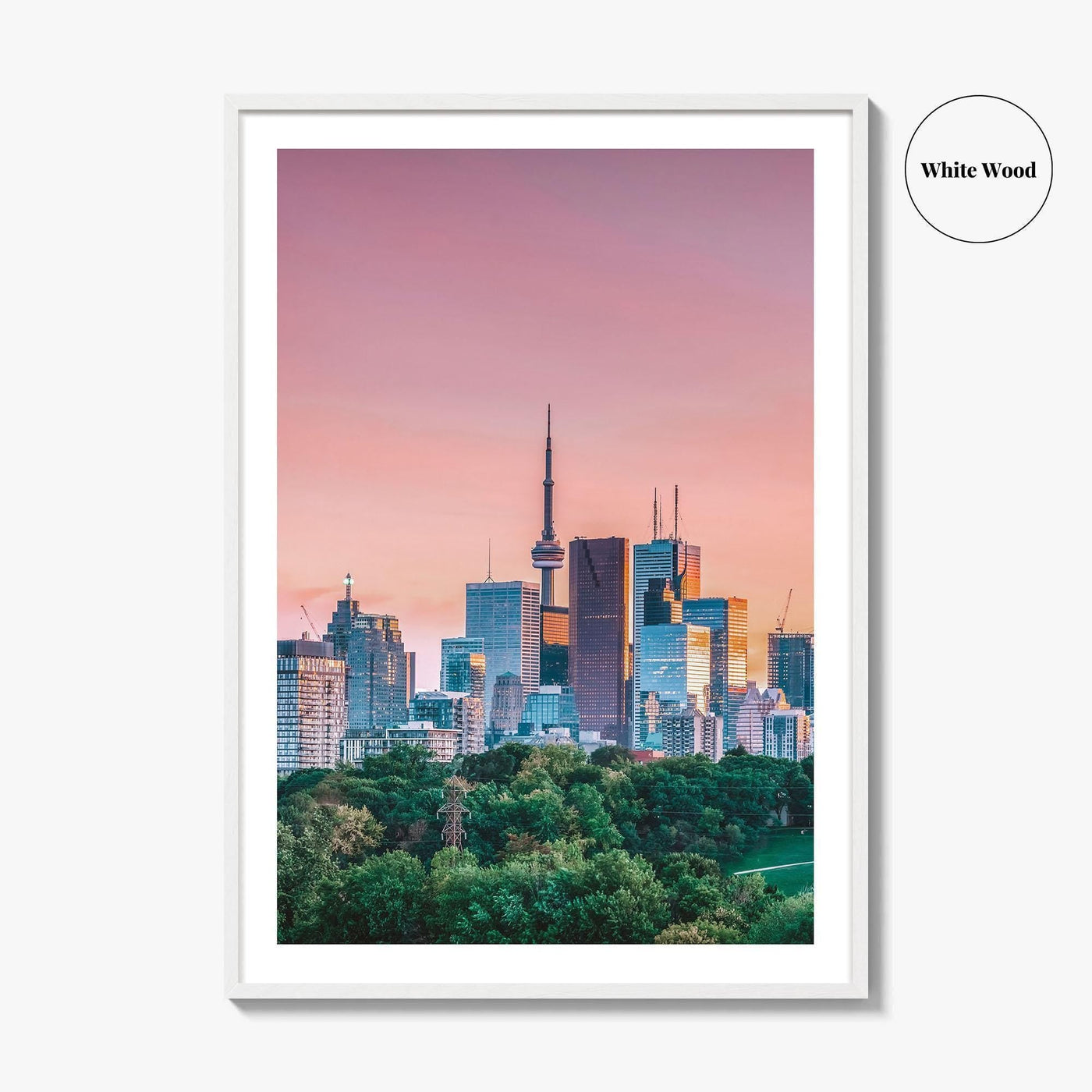 Toronto Skyline Fine Art Photo Print, Ontario Canada Wall Art Poster