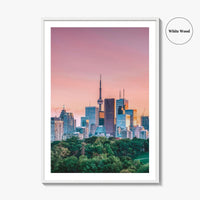 Toronto Skyline Fine Art Photo Print, Ontario Canada Wall Art Poster